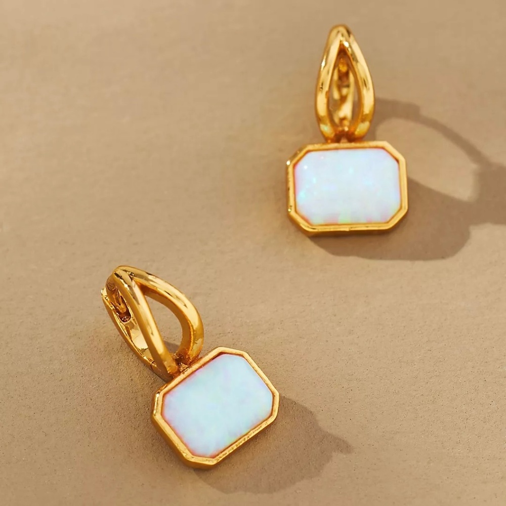 Mini Gem Drop Earrings